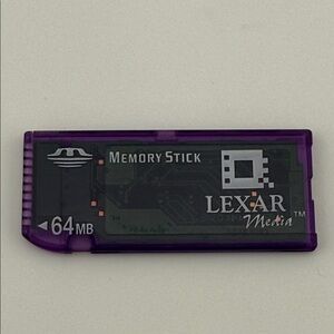 Lexar Media 64MB Purple See Through Memory Stick